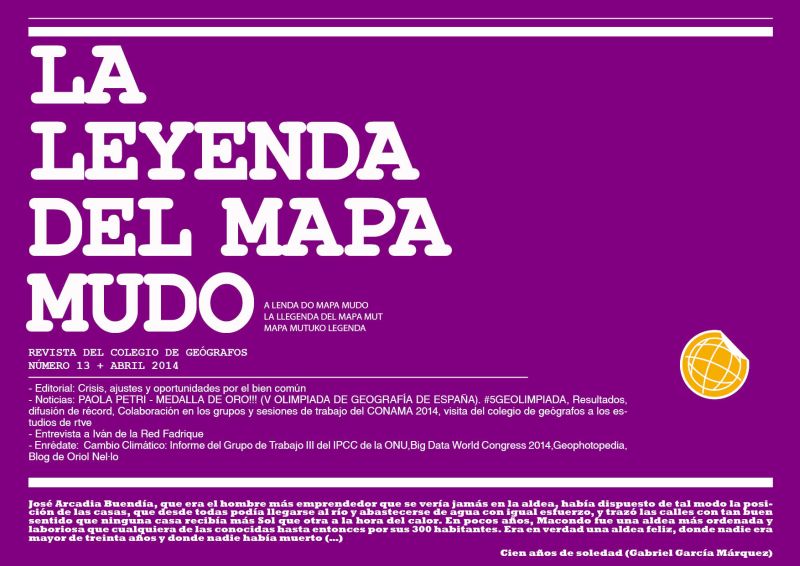 Portada Leyenda del Mapa Mudo Abril 2014