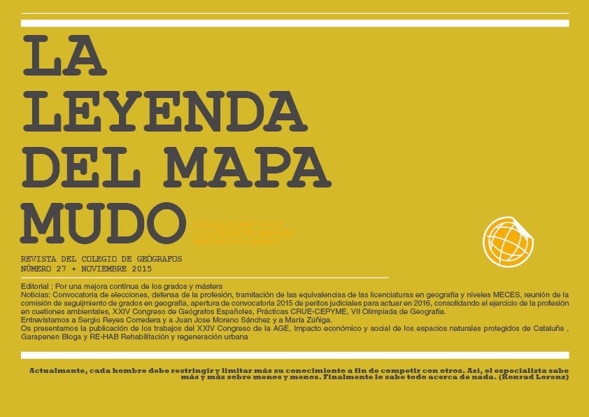 Portada Leyenda del Mapa Mudo Noviembre 2015