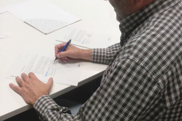 Firma del Presidente del Colegio de Geógrafos