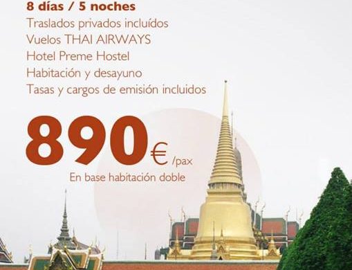 Promoción NTC Viajes Bangkok