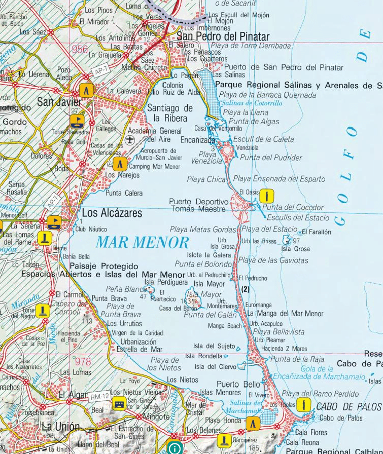 Fuente: PNOA mar menor - san pedro del pinatar