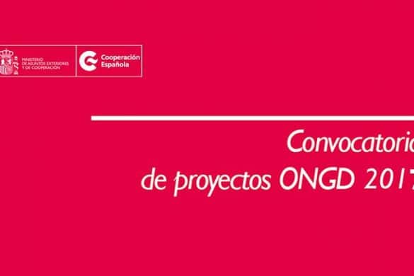 Convocatoria Proyectos ONGD-2017