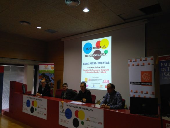 IMG-20180414-WA0002 Presentación de la prueba de la IXª Olimpiada de Geografía