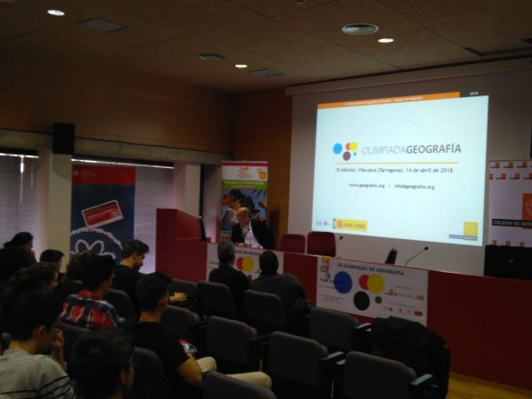 Presentación de la prueba de la IXª Olimpiada de Geografía