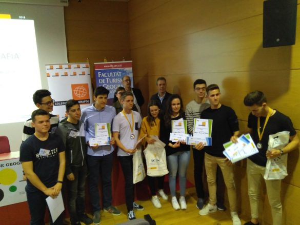 Ganadores de la IXª Olimpiada de Geografía - Vila-Seca 2018