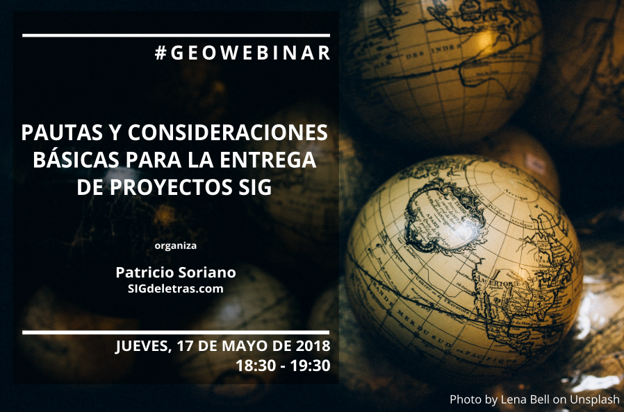 Pautas y Consideraciones para la entrega de proyectos SIG