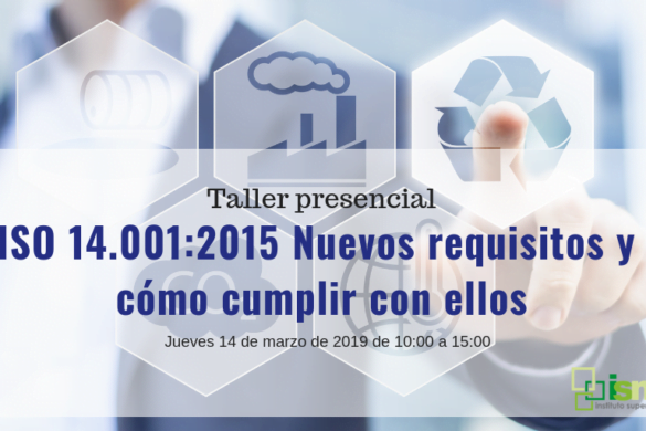 Instituto Superior del Medio Ambiente Catálogo formativo marzo 2019