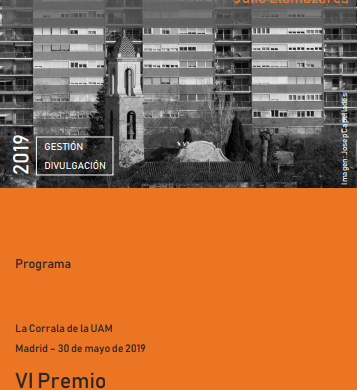 Acto de entrega del VI Premio Nueva Cultura del Territorio