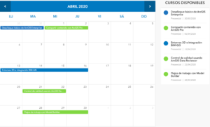 Novedad ESRI  - Cursos en remoto abril 2020