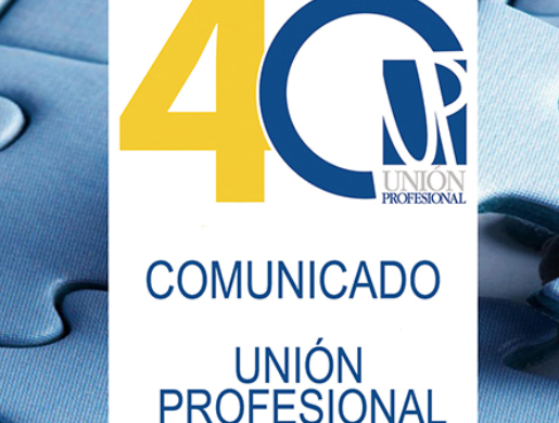 Comunicado de Unión Profesional relativo al estado de alarma