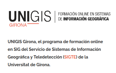 UNIGIS GIRONA Formación online en sistemas de información geográfica