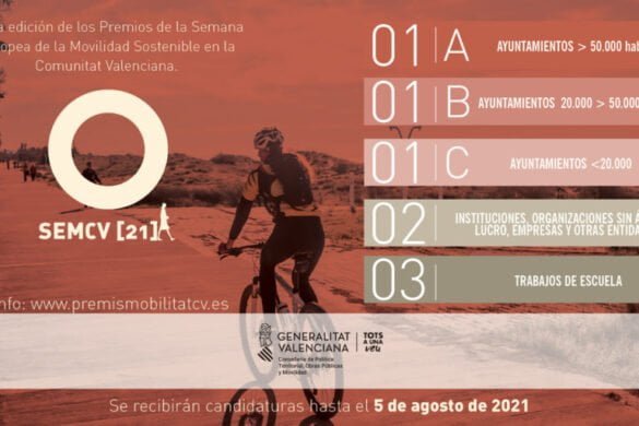 VI Premios de la Semana Europea de la Movilidad Sostenible en la Comunitat Valenciana 2021