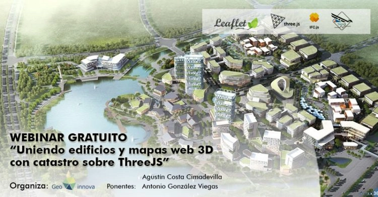 Uniendo edificios y mapas web 3D con catastro sobre ThreeJS