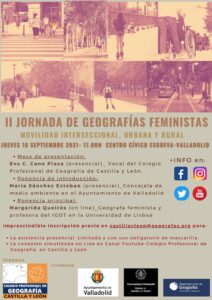 II Jornada sobre Geografías Feministas