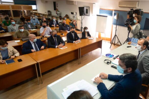 El Colegio de Geógrafos presente en la visita del Comisario Europeo al Mar Menor