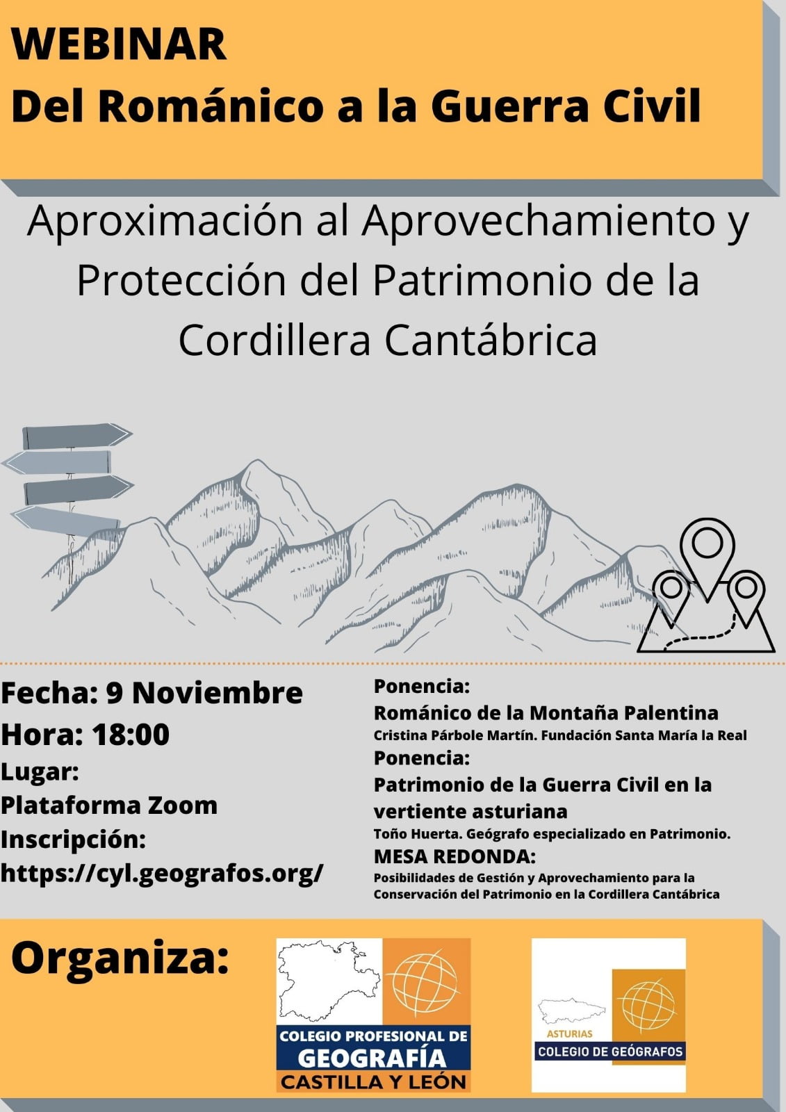 Webinar del Romanico a la Guerra Civil
